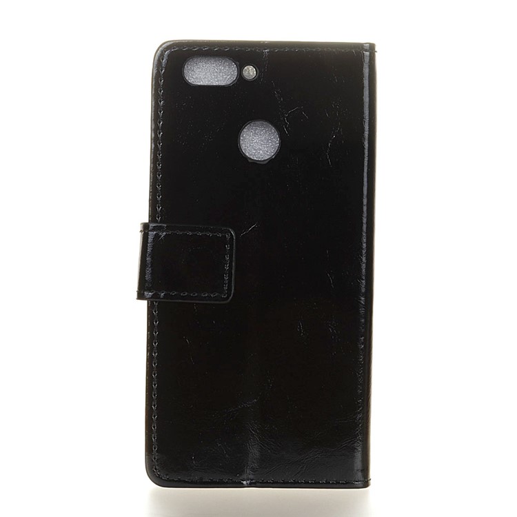 Crazy Horse Wallet Leather Case for Huawei Nova 2 - Black-2