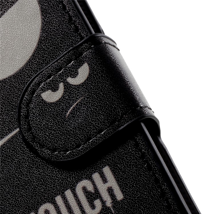 Patterned Stand Wallet Leather Flip Case for Huawei Honor 6C - Do Not Touch My Phone-6