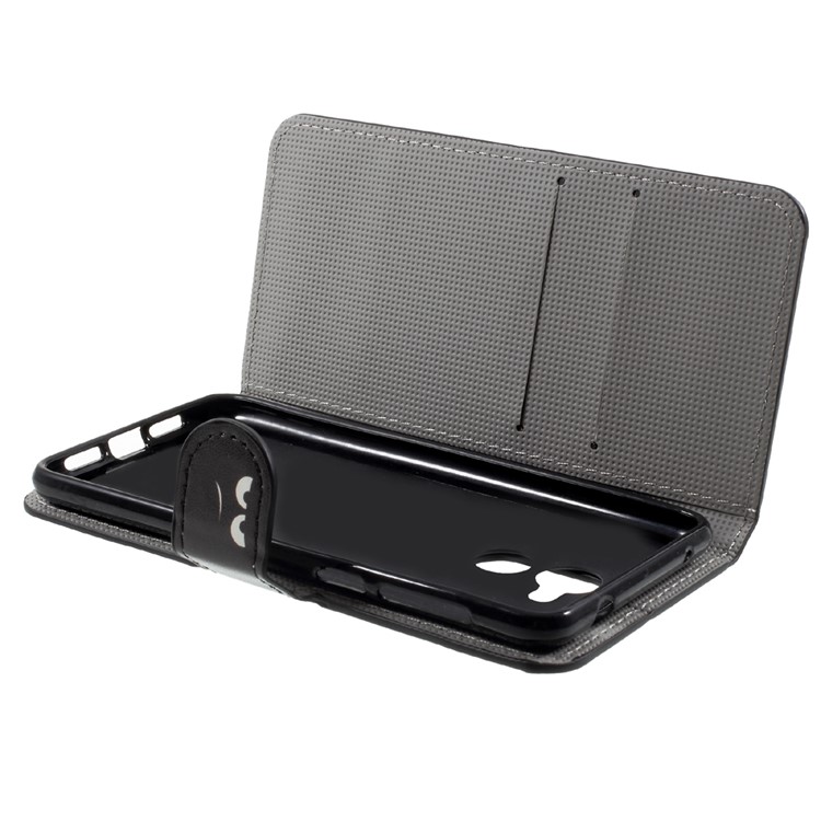 Patterned Stand Wallet Leather Flip Case for Huawei Honor 6C - Do Not Touch My Phone-8
