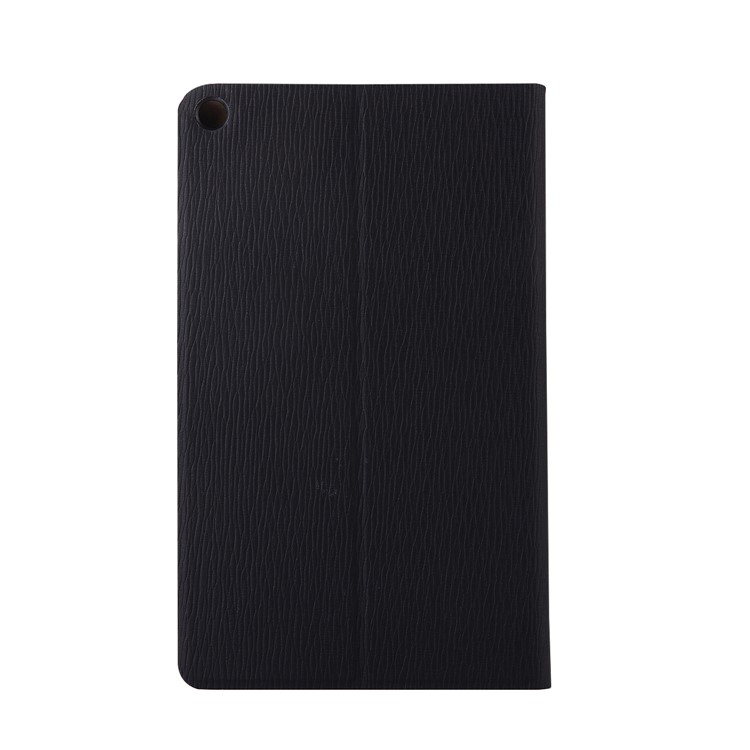 Tree Skin Leather Stand Tablet Case for Huawei MediaPad T3 8.0 - Black-2