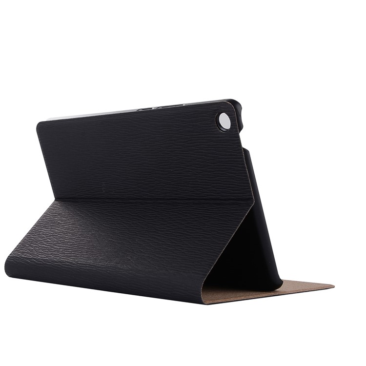 Tree Skin Leather Stand Tablet Case for Huawei MediaPad T3 8.0 - Black-5