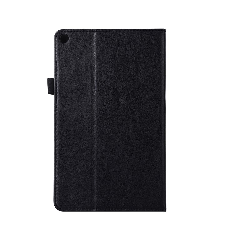 PU Leather Elastic Hand Strap Stand Protective Case for Huawei MediaPad T3 8.0 - Black-2