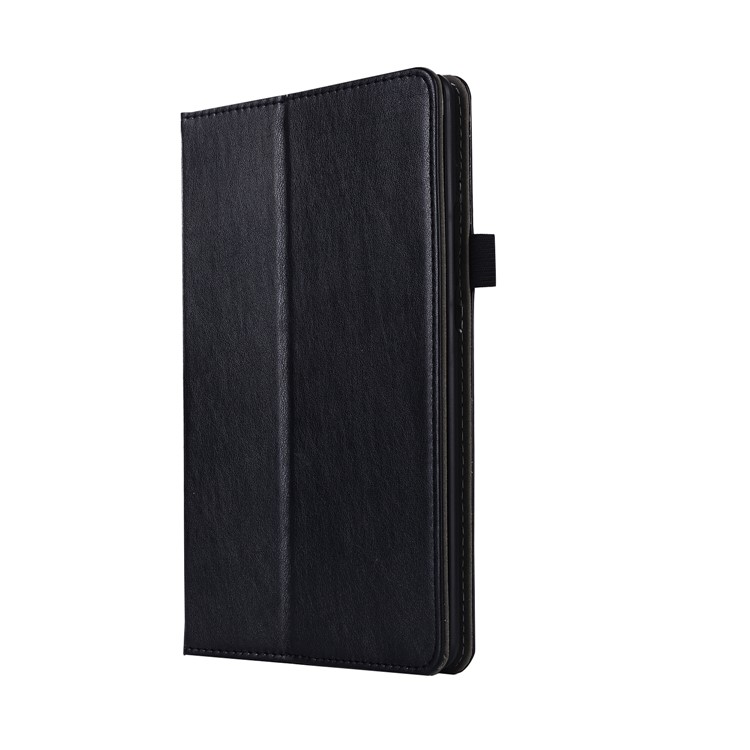 PU Leather Elastic Hand Strap Stand Protective Case for Huawei MediaPad T3 8.0 - Black-3
