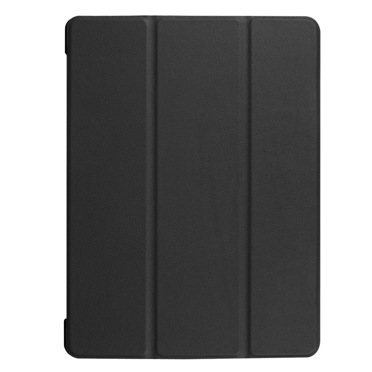 Leather Tri-fold Stand Cover for Huawei MediaPad M3 Lite 10 - Black-2
