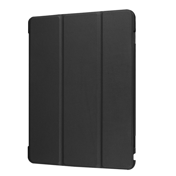 Leather Tri-fold Stand Cover for Huawei MediaPad M3 Lite 10 - Black-7