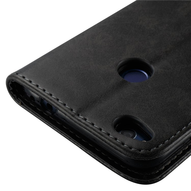 Imprint Skull Flowers Leather Wallet Cover for Huawei P8 Lite (2017) / Honor 8 Lite - Black-9