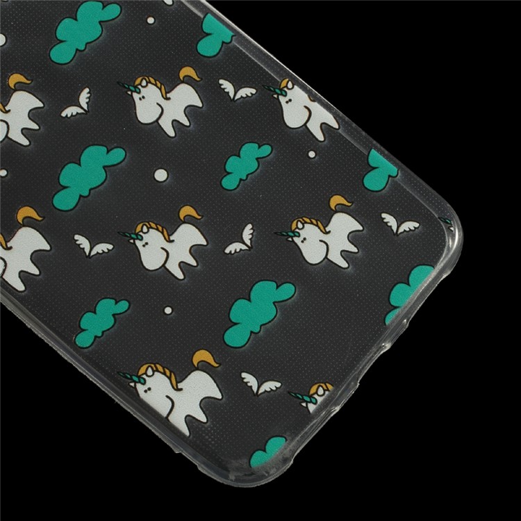 Ultra Thin Patterned Phone Back Shell for Huawei P8 Lite (2017) / Honor 8 Lite - Unicorns-4