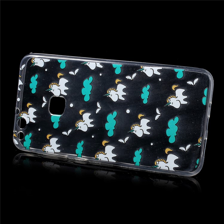 Ultra Thin Patterned Soft TPU Shell for Huawei P10 Lite - Little Horse-2