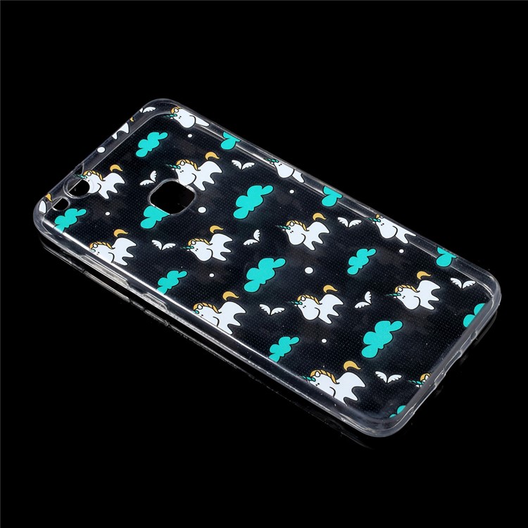 Ultra Thin Patterned Soft TPU Shell for Huawei P10 Lite - Little Horse-3