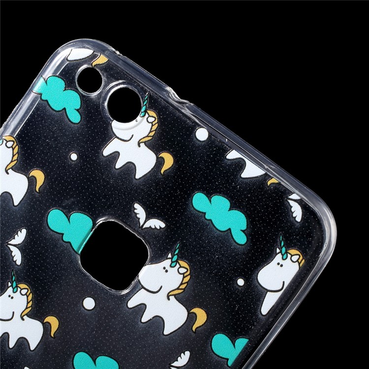 Ultra Thin Patterned Soft TPU Shell for Huawei P10 Lite - Little Horse-5
