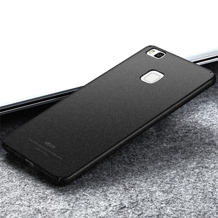 MSVII for Huawei P9 Lite / G9 Lite Ultra-thin Matte Anti-shock Plastic Phone Case - Black-3