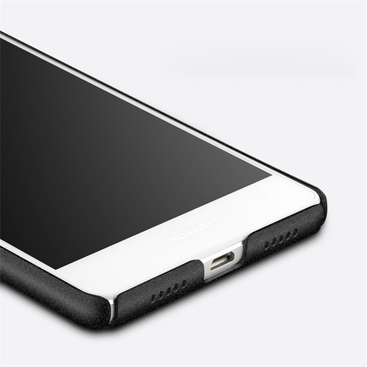 MSVII for Huawei P9 Lite / G9 Lite Ultra-thin Matte Anti-shock Plastic Phone Case - Black-4