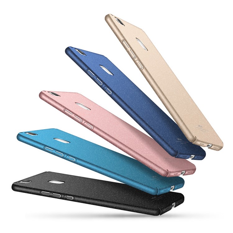 MSVII for Huawei P9 Lite / G9 Lite Ultra-thin Matte Anti-shock Plastic Phone Case - Black-5