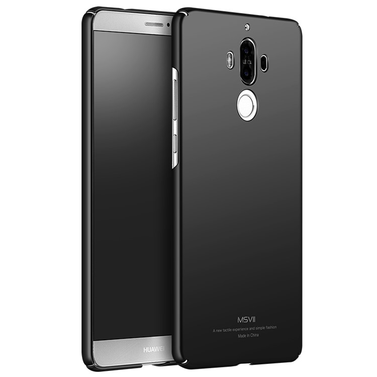 MSVII Ultra-thin Protective Hard Plastic Phone Case for Huawei Mate 9 - Black-1