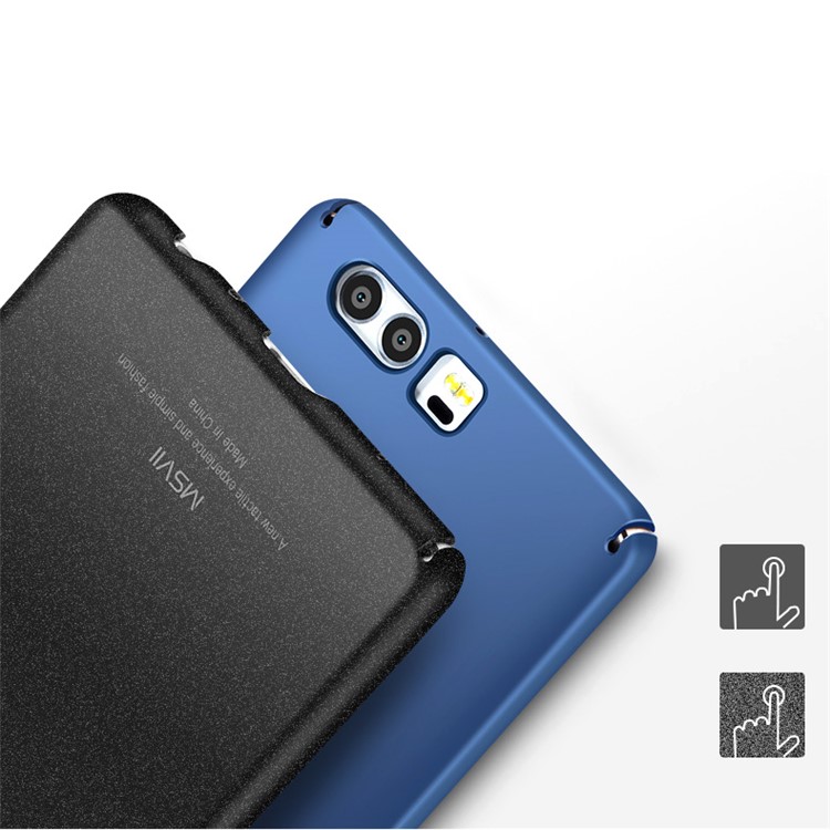 MSVII Ultra-thin Drop-Proof Plastic Mobile Casing With Ring for Huawei P9 - Purple-5