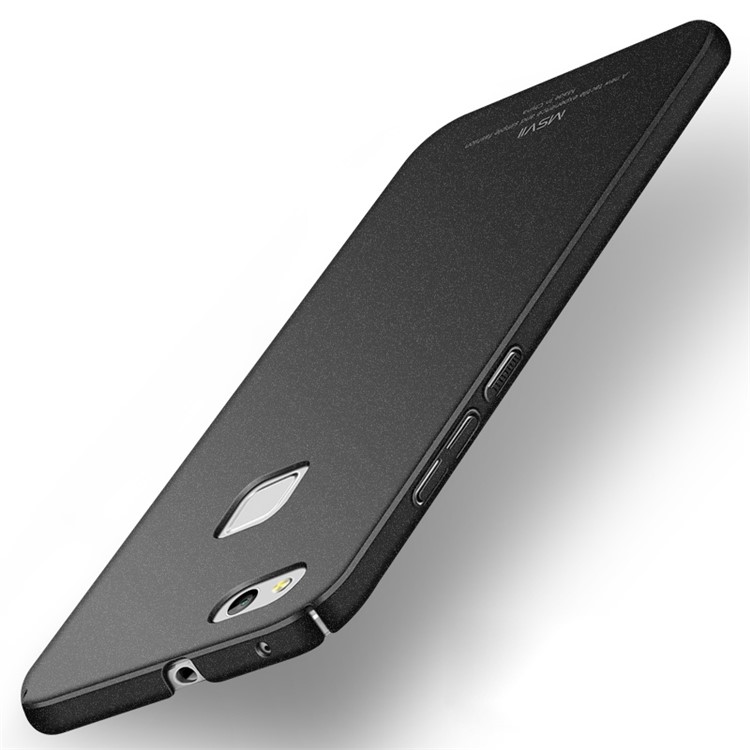 MSVII Ultra-thin Matte Plastic Phone Case for Huawei P10 Lite - Black-2