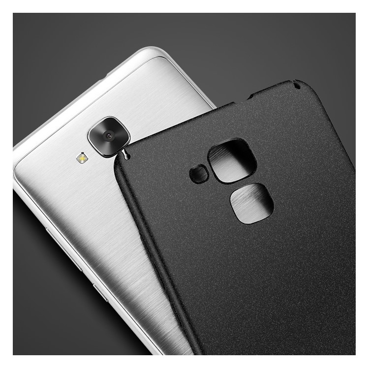 MSVII Ultra-thin Matte Plastic Phone Case for Huawei Honor 5c/GT3/Honor 7 Lite - Black-4