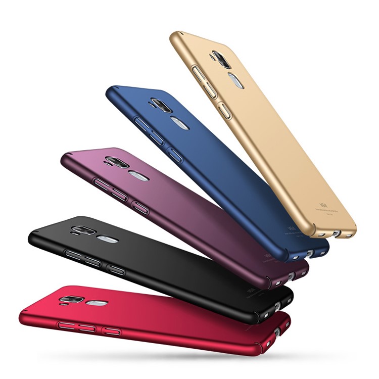 MSVII Ultra-thin Anti-shock Hard Mobile Phone Case for Huawei Honor 5c/GT3/Honor 7 Lite - Black-4