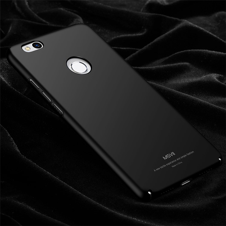 MSVII Ultra-thin Anti-shock Hard Plastic Phone Case for Huawei P8 Lite (2017) / Honor 8 Lite - Black-3