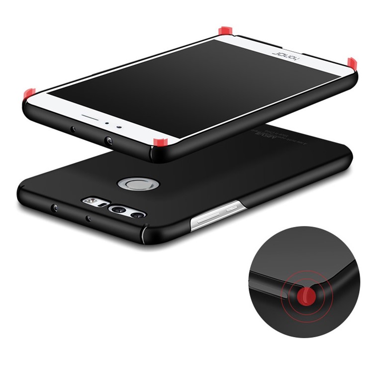 MSVII Ultra-thin Anti-shock Hard Plastic Phone Case for Huawei P8 Lite (2017) / Honor 8 Lite - Black-4