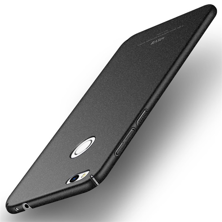 For Huawei P8 Lite (2017) / Honor 8 Lite MSVII Ultra-thin Frosted Hard Plastic Mobile Phone Case - Black-2