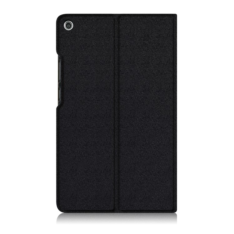 Sand-like Texture Stand Protective Leather Cover for Huawei MediaPad T3 8.0 - Black-4