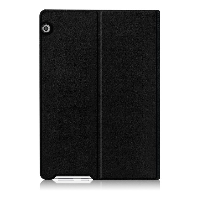 Sand-like Texture Stand Protective Leather Cover for Huawei MediaPad T3 10.0/Huawei Honor Play Pad 2 9.6-inch - Black-3