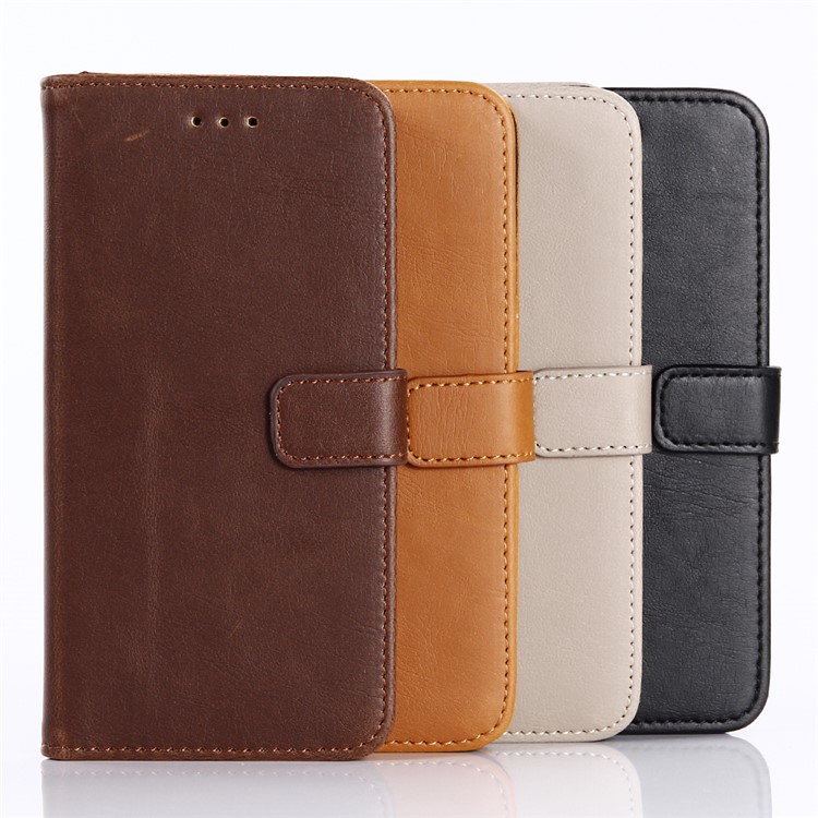 Crazy Horse Wallet Stand Leather Case for Huawei Nova 2 - Black-6