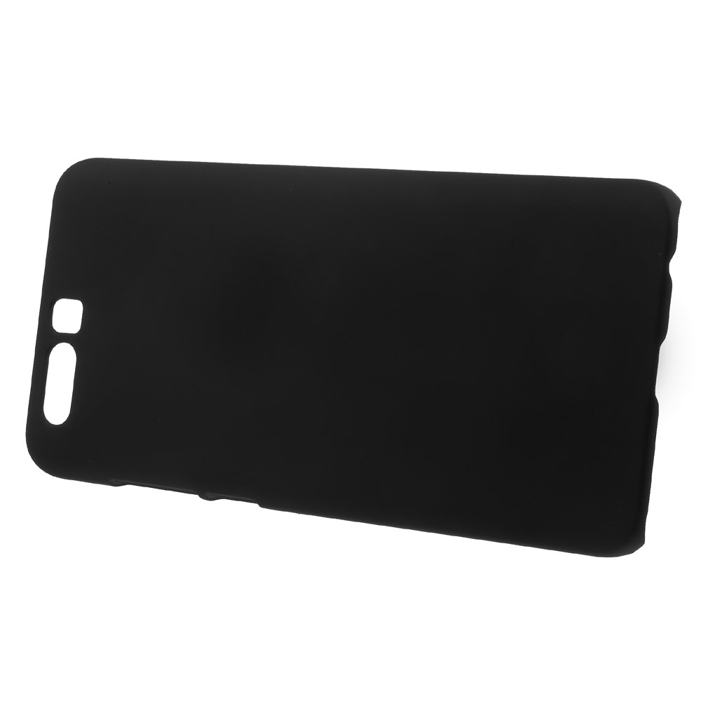For Huawei Honor 9 Rubberized Hard Plastic Cell Phone Back Cover - Black-2