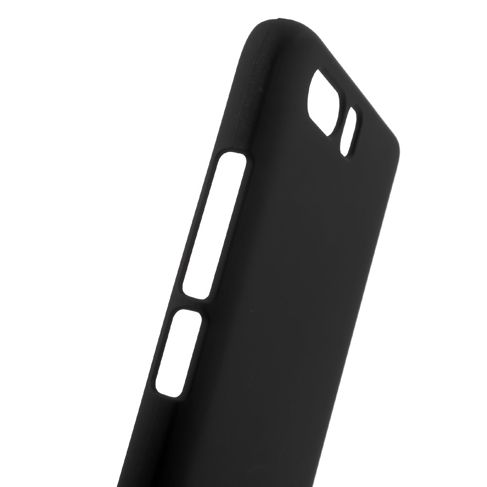 For Huawei Honor 9 Rubberized Hard Plastic Cell Phone Back Cover - Black-6