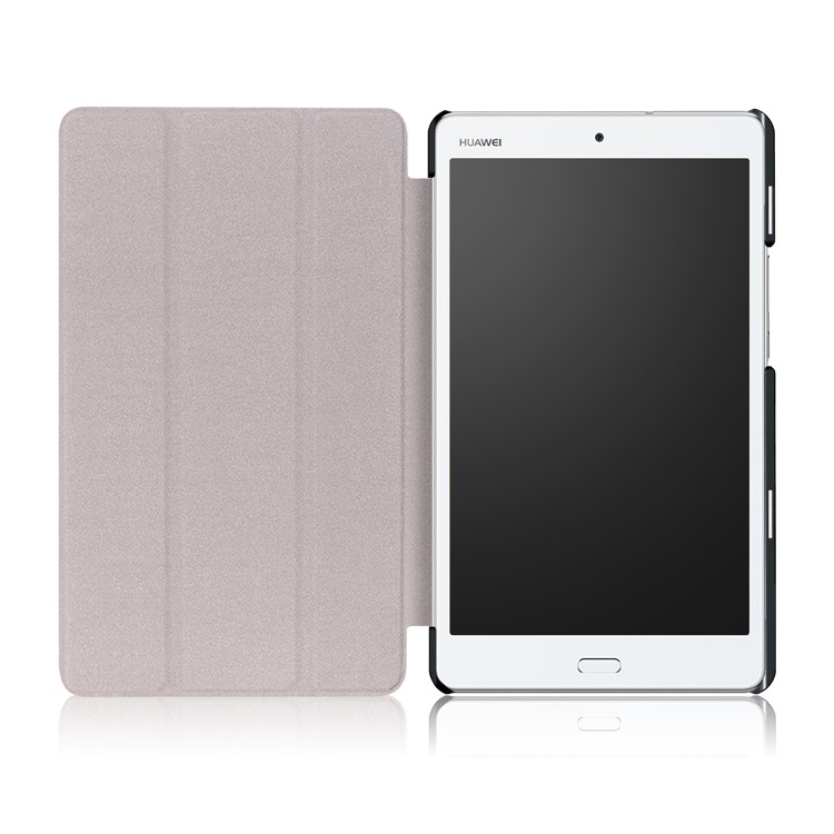 Pattern Printing Tri-fold Stand Smart Leather Case for Huawei Mediapad M3 Lite 8.0 (8 Inch) - Beautiful Tree-8