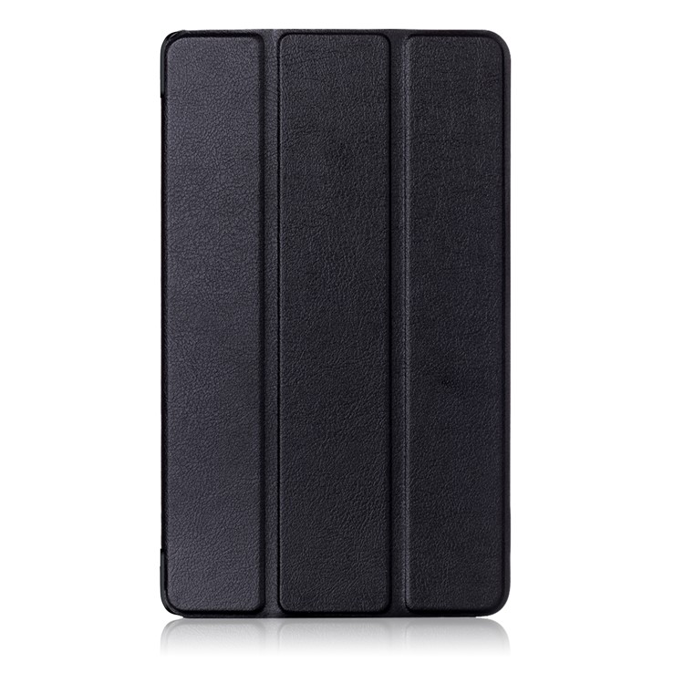 For Huawei Mediapad M3 Lite 8.0 inch Tri-fold Stand Leather Case - Black-2