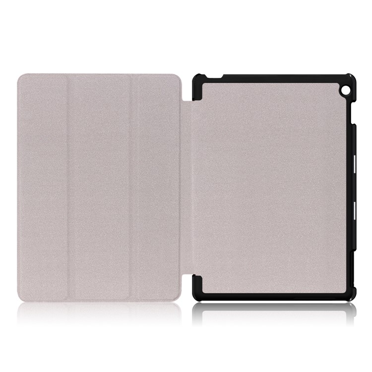 Pattern Printing Tri-fold Leather Flip Cover Shell with Stand for Huawei MediaPad M3 Lite 10 (10.1 Inch) - Beautiful Tree-9