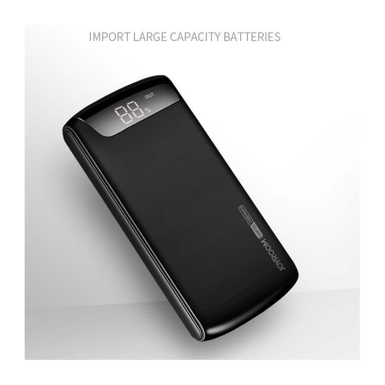 JOYROOM Wiseway Series D-M153 Dual USB 20000mAh Power Bank Battery Charger - Black-3