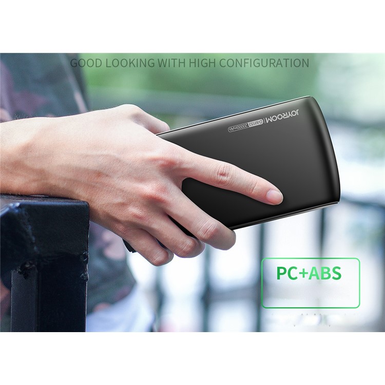 JOYROOM Wiseway Series D-M153 Dual USB 20000mAh Power Bank Battery Charger - Black-6
