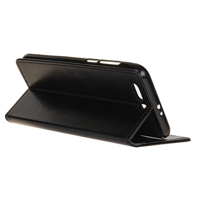 Crazy Horse Texture Wallet Leather Stand Flip Case for Huawei Honor 9 - Black-4