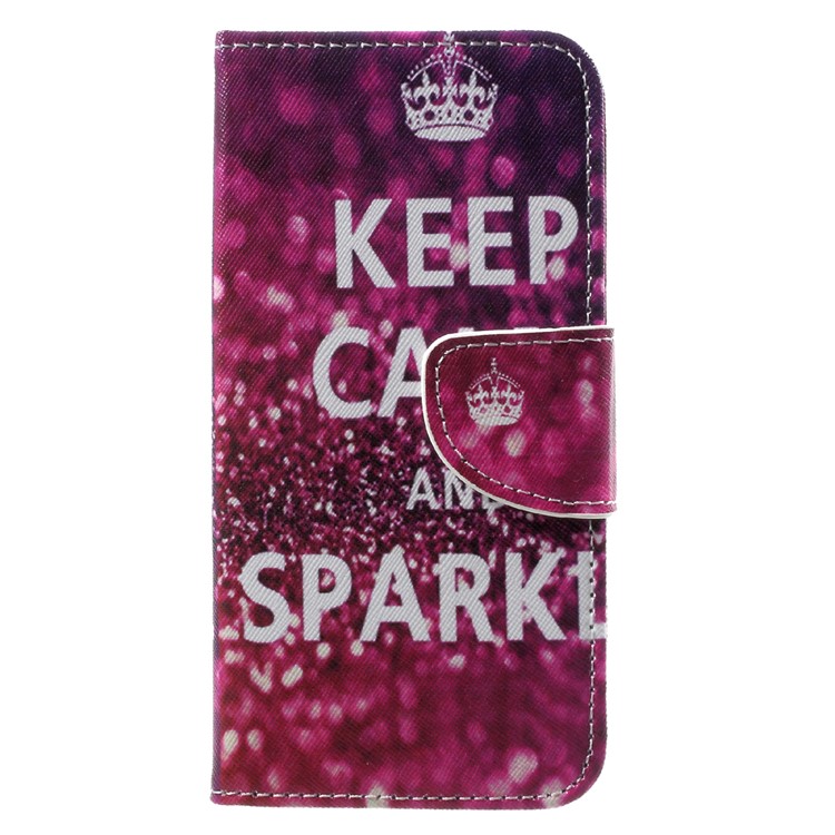 Custodia in pelle modello a base di supporto in cuoio in PU modello per Huawei Honor 9 - Corona-1