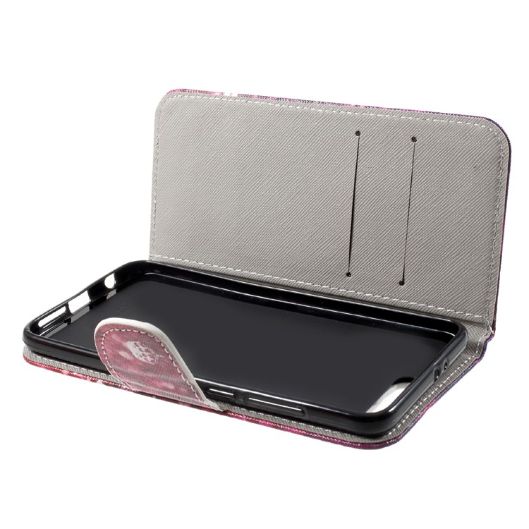 Custodia in pelle modello a base di supporto in cuoio in PU modello per Huawei Honor 9 - Corona-5