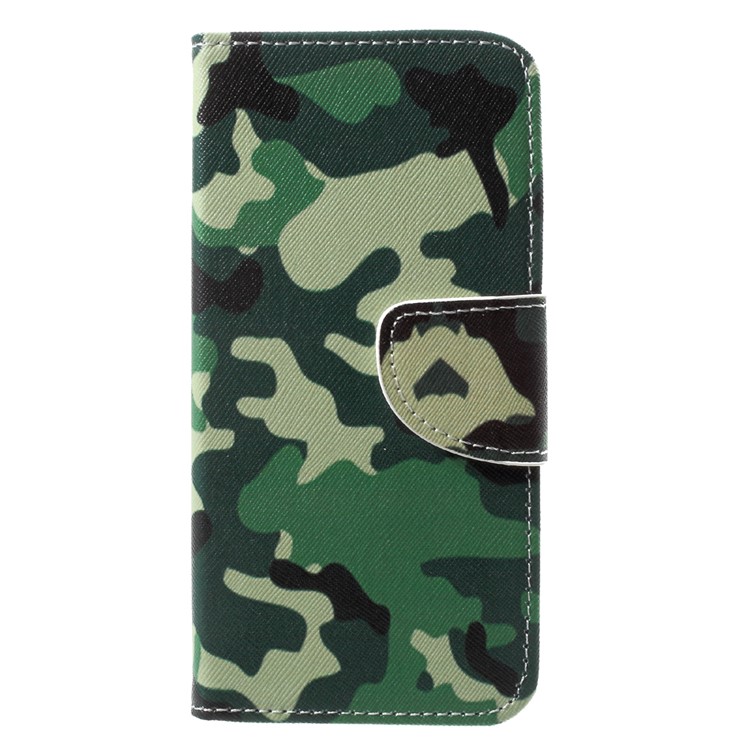 Custodia protettiva in cuoio con custodia in pelle modello PU per Huawei Honor 9-mimetica vestiario-1