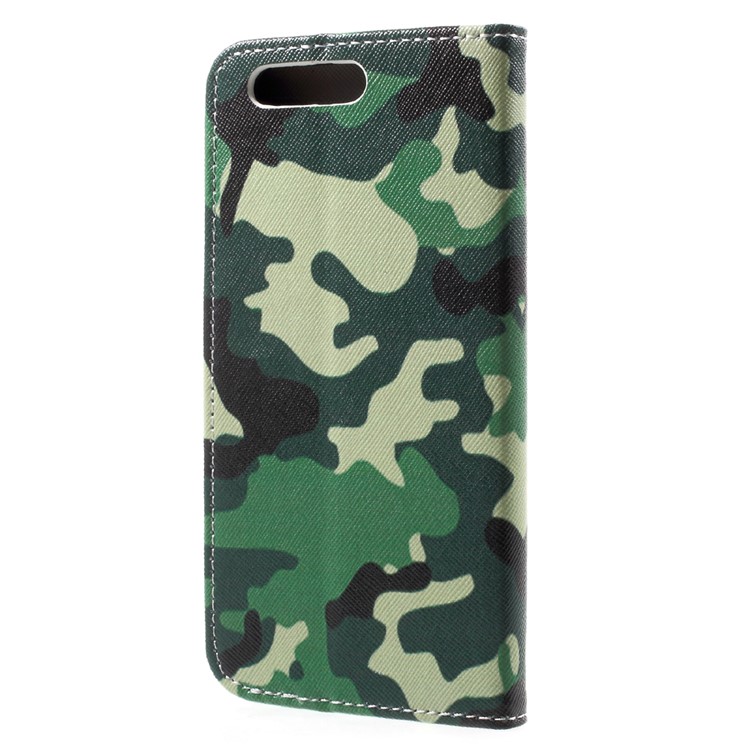Custodia protettiva in cuoio con custodia in pelle modello PU per Huawei Honor 9-mimetica vestiario-2