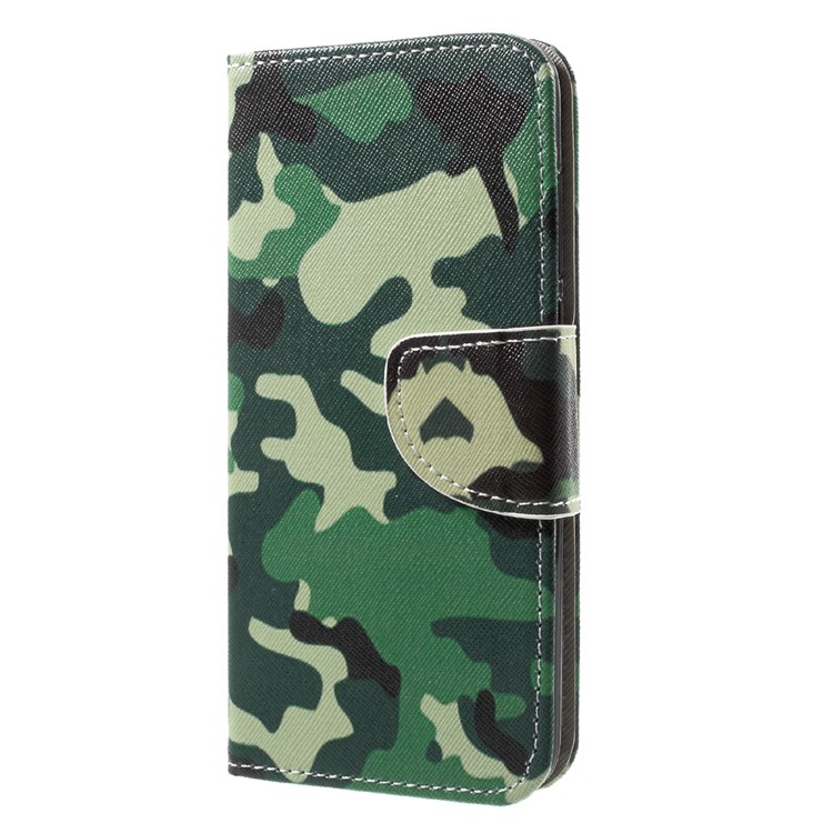 Custodia protettiva in cuoio con custodia in pelle modello PU per Huawei Honor 9-mimetica vestiario-3