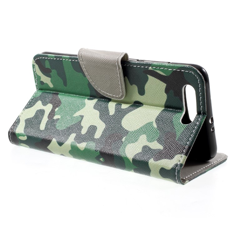 Custodia protettiva in cuoio con custodia in pelle modello PU per Huawei Honor 9-mimetica vestiario-4