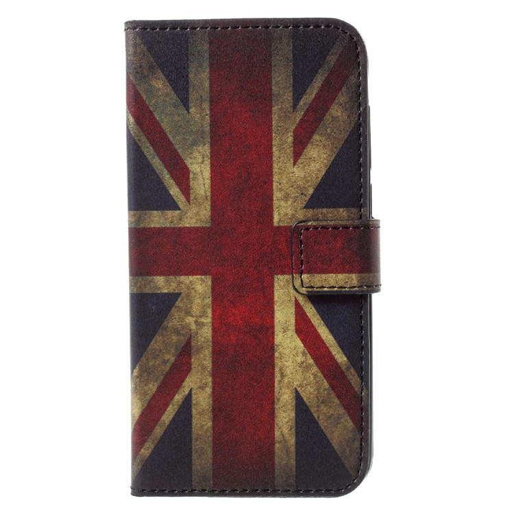 Custodia protettiva in cuoio con custodia in pelle modello PU per Huawei Honor 9 - Bandiera d'Inghilterra-1