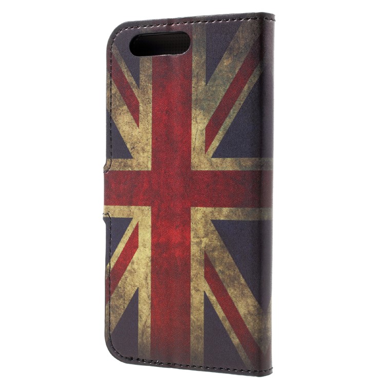Custodia protettiva in cuoio con custodia in pelle modello PU per Huawei Honor 9 - Bandiera d'Inghilterra-2
