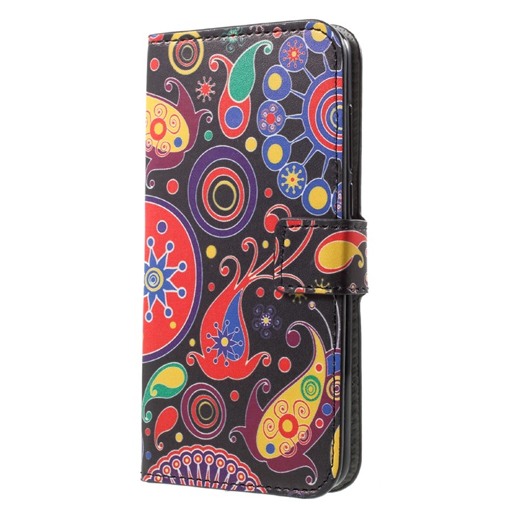 Custodia protettiva in cuoio con custodia in pelle modello con supporto per Huawei Honor 9-annata campione-3