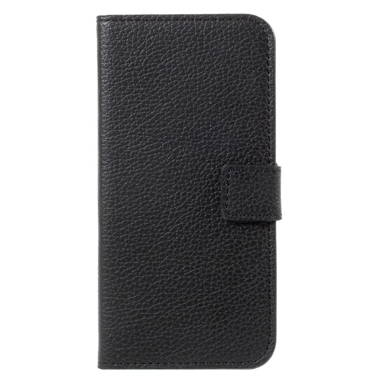 Litchi Texture Wallet Stand Leather Case for Huawei Nova 2 - Black-2