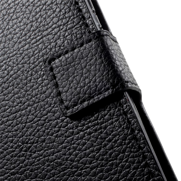Litchi Texture Wallet Stand Leather Case for Huawei Nova 2 - Black-7
