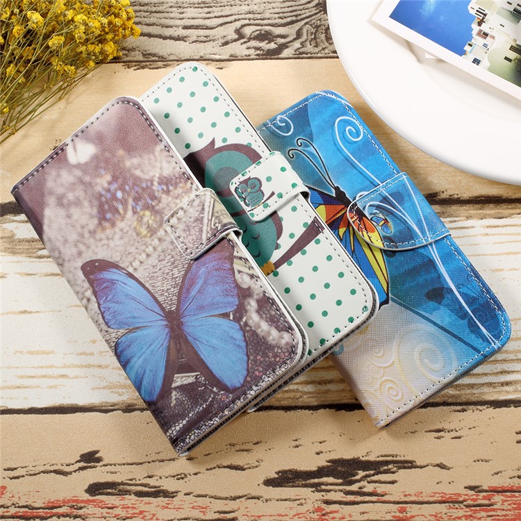 Pattern Printing Leather Wallet Phone Case with Stand for Huawei Honor 6A - Postcard Style Eiffel Tower-6