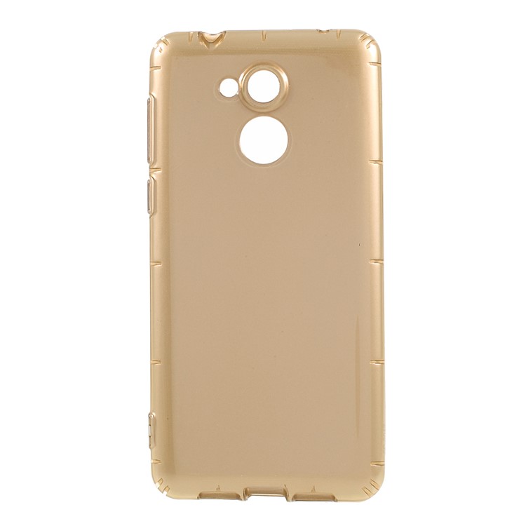 Drop-Proof Soft TPU Mobile Phone Case for Huawei Honor 6C (2017) - Gold-1