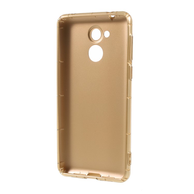 Drop-Proof Soft TPU Mobile Phone Case for Huawei Honor 6C (2017) - Gold-3